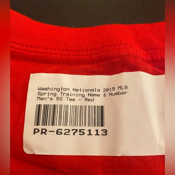 NWT Majestic 2019 Washington Nationals MLB Spring Training Scherzer #31 T-Shirt - Picture 4 of 8